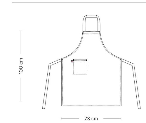 ANCONA – Grembiule con pettorina unisex
